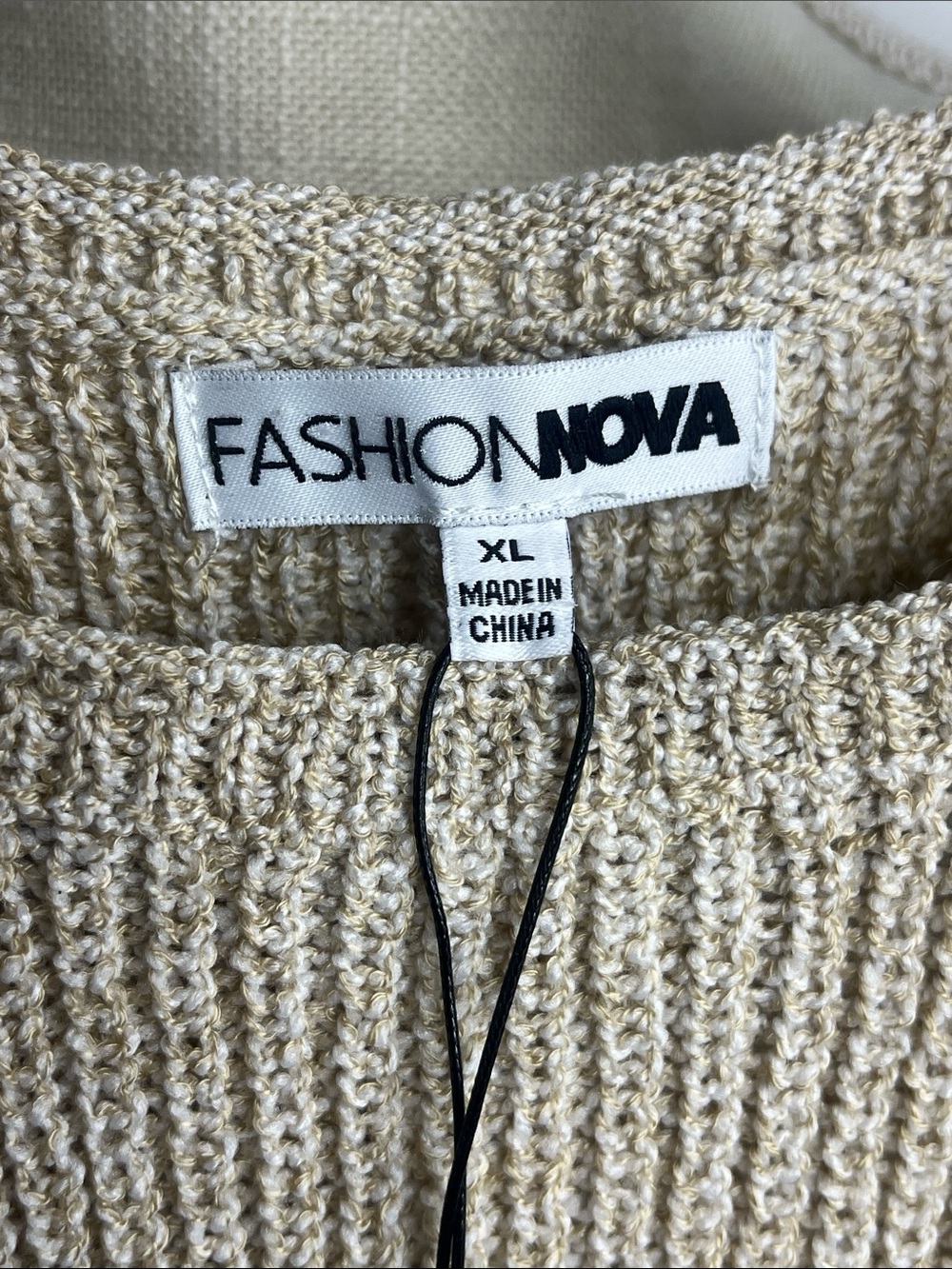 Fashion Nova Sand Knit Sweater Tank Top - Picture 3 of 7